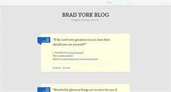 Desktop Screenshot of bradyork.com