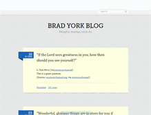 Tablet Screenshot of bradyork.com